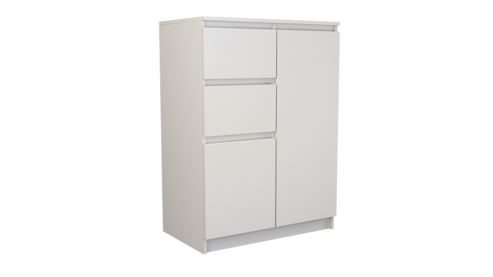 KOMMODE 2 TÜREN 2 SCHUBLADEN