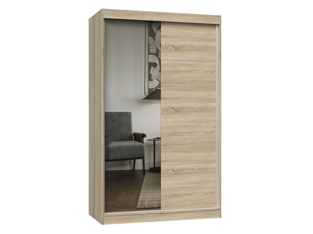 IGA 120 GARDEROBE SPIEGEL SET/SPROSSEN