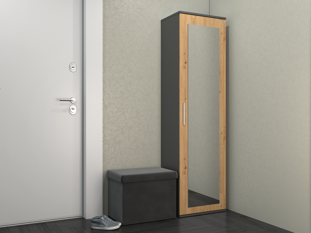 GARDEROBE DUO MIT SPIEGEL