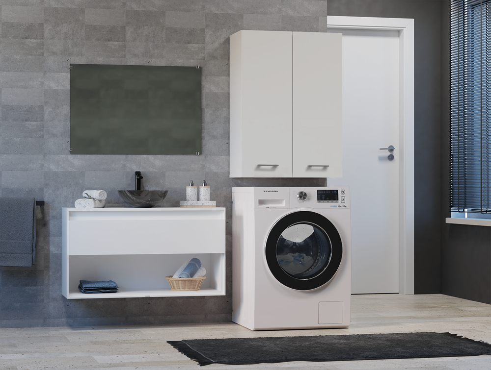 WASCHMASCHINENSCHRANK POLA MINI-TÜREN LANGE